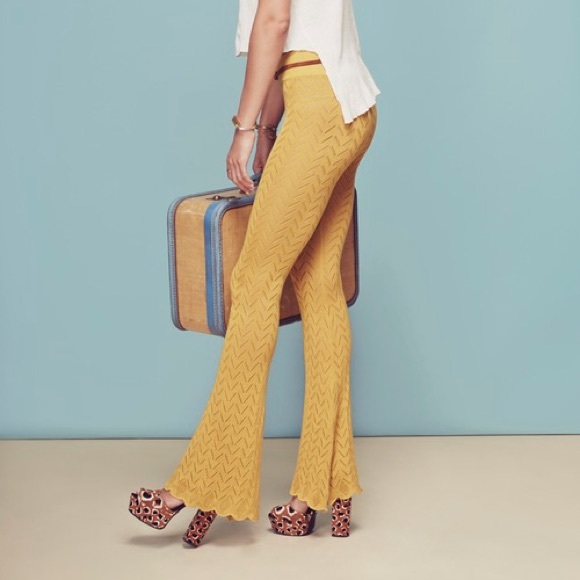 For love and lemons Knitz flare bell bottoms small - Picture 2 of 2